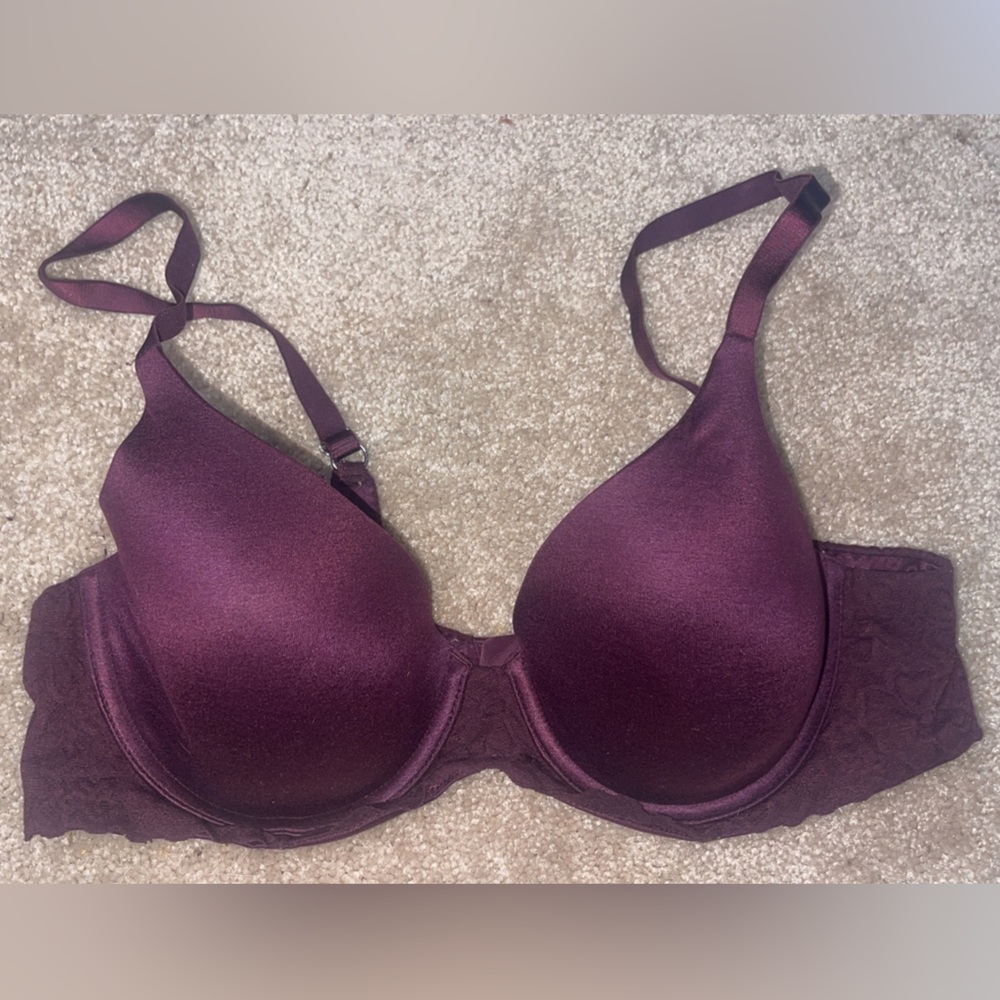 Burgundy Aerie Bra